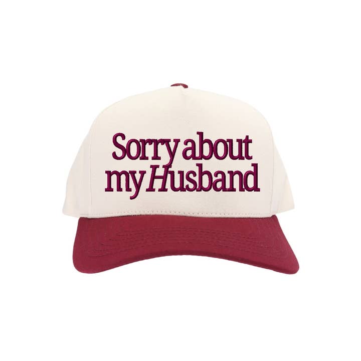 C.C Beanie - Wholesale Trucker Hat - Women's - Sorry About my Husband C.C Embroidered Trucker Hat TCM0002