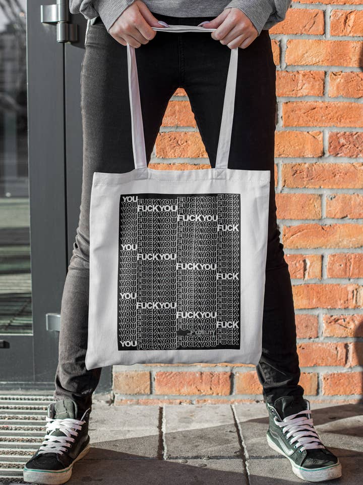 63000: Tote Bag Recycled PET | FU Repeat for wholesale by Fydelity