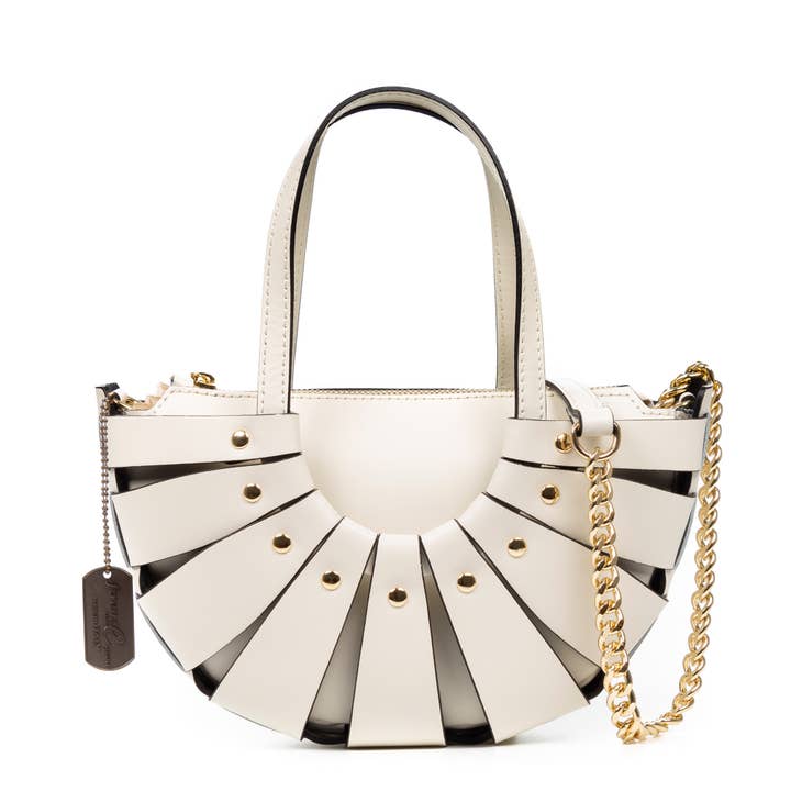 Sac à main femme Aquara. Cuir Ruga authentique. pour la vente par FIRENZE ARTEGIANI