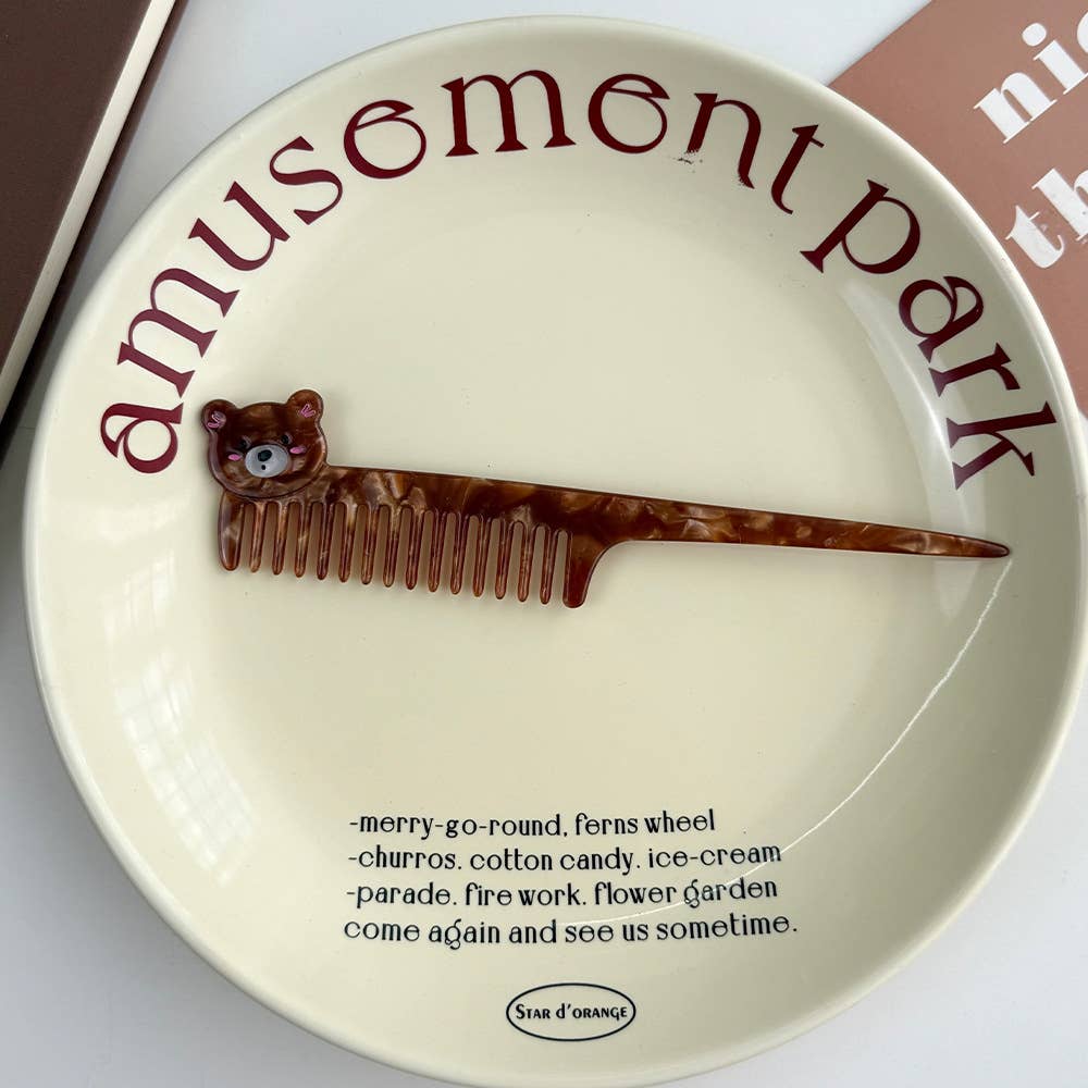 SoapElenGlen – Großhandel Haarbürste/Kamm – Verspielte Tier-Acetat-Kämme, tragbare Gemüse-Haarwerkzeuge24