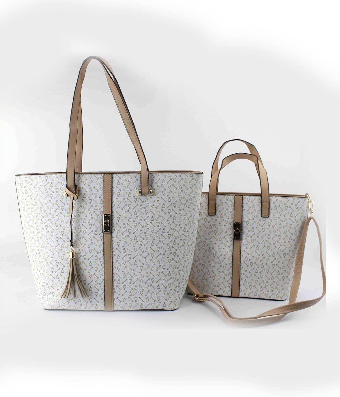 AR New York - Wholesale Tote Bag - Women's - 7821 - 2-In-1 Large Tote-Crossbody Bag Set0