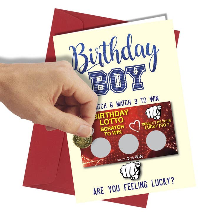Close to the Bone Greeting Cards and Gifts – wholesale Birthday card – #177 Birthday Lotto1