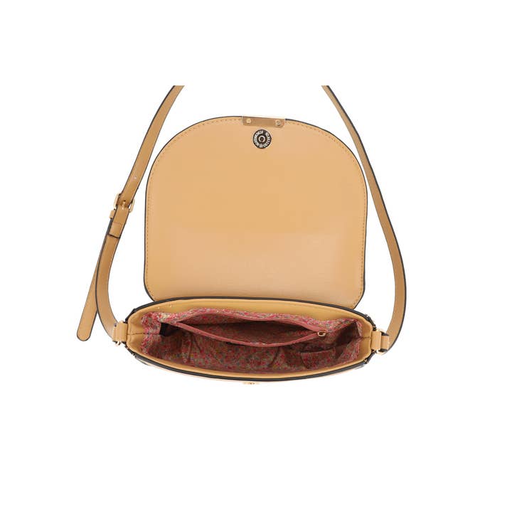 KAYLA+AVA - Wholesale Crossbody Bag - Women's - RITA Saddle Bag Accented with Chain, Women Crossbody Bag