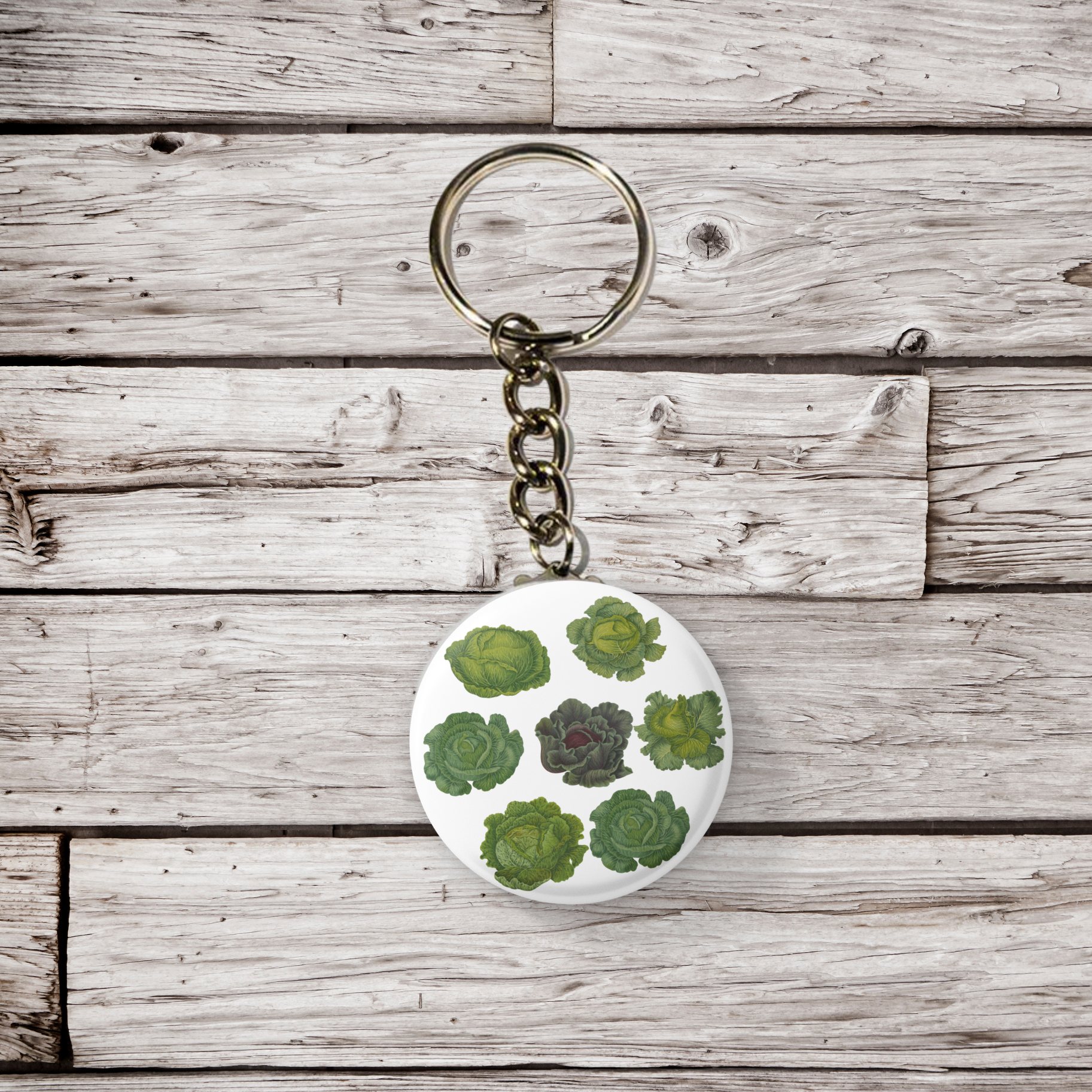NatureCuts - Wholesale Lapel Pin/Button - Lettuce Daisy Pin, Lettuce Keychain, Lettuce Magnet5
