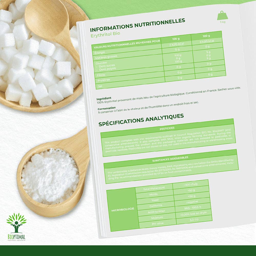 Bioptimal - Wholesale Sugar/Sweetener - Organic erythritol powder - Bioptimal7