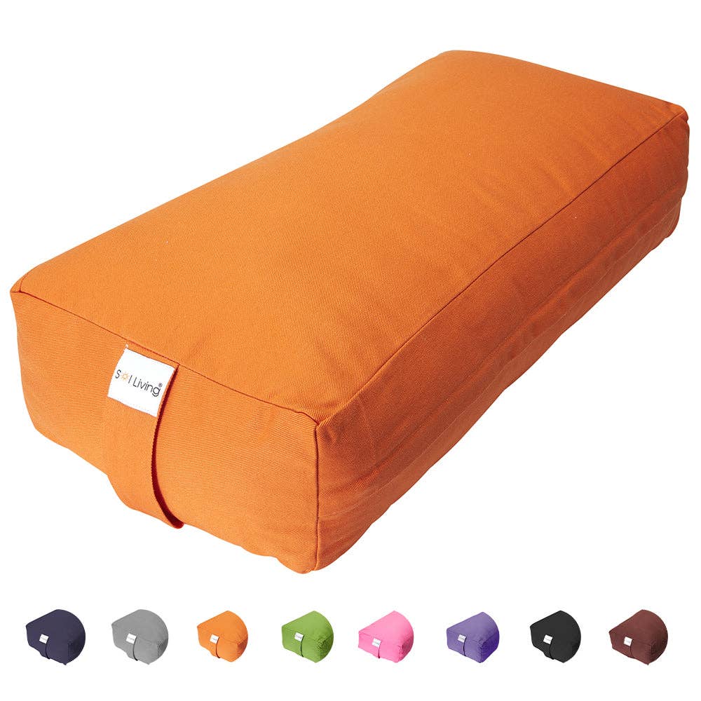 Sol Living - Wholesale Yoga Block/Bolster - Cotton Rectangular Yoga Bolster Cushion9