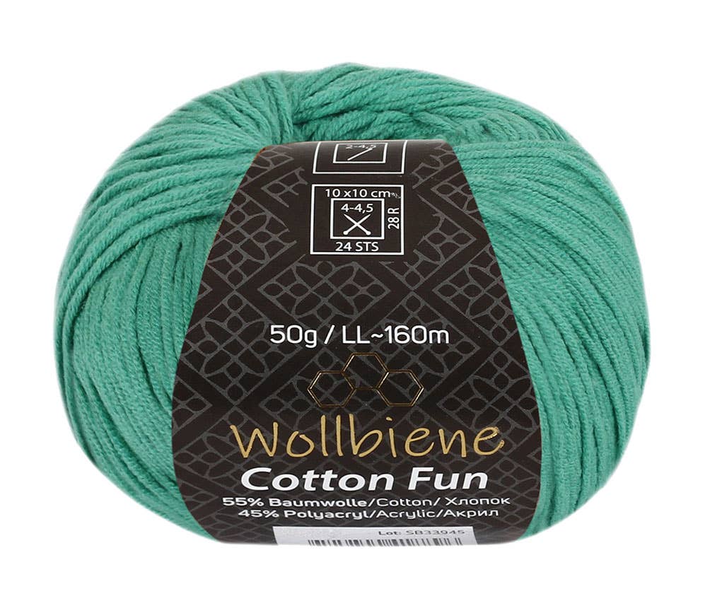 Wollbiene - Wholesale Yarn - Cotton Fun all-season wool 50g knitting wool cotton mix10