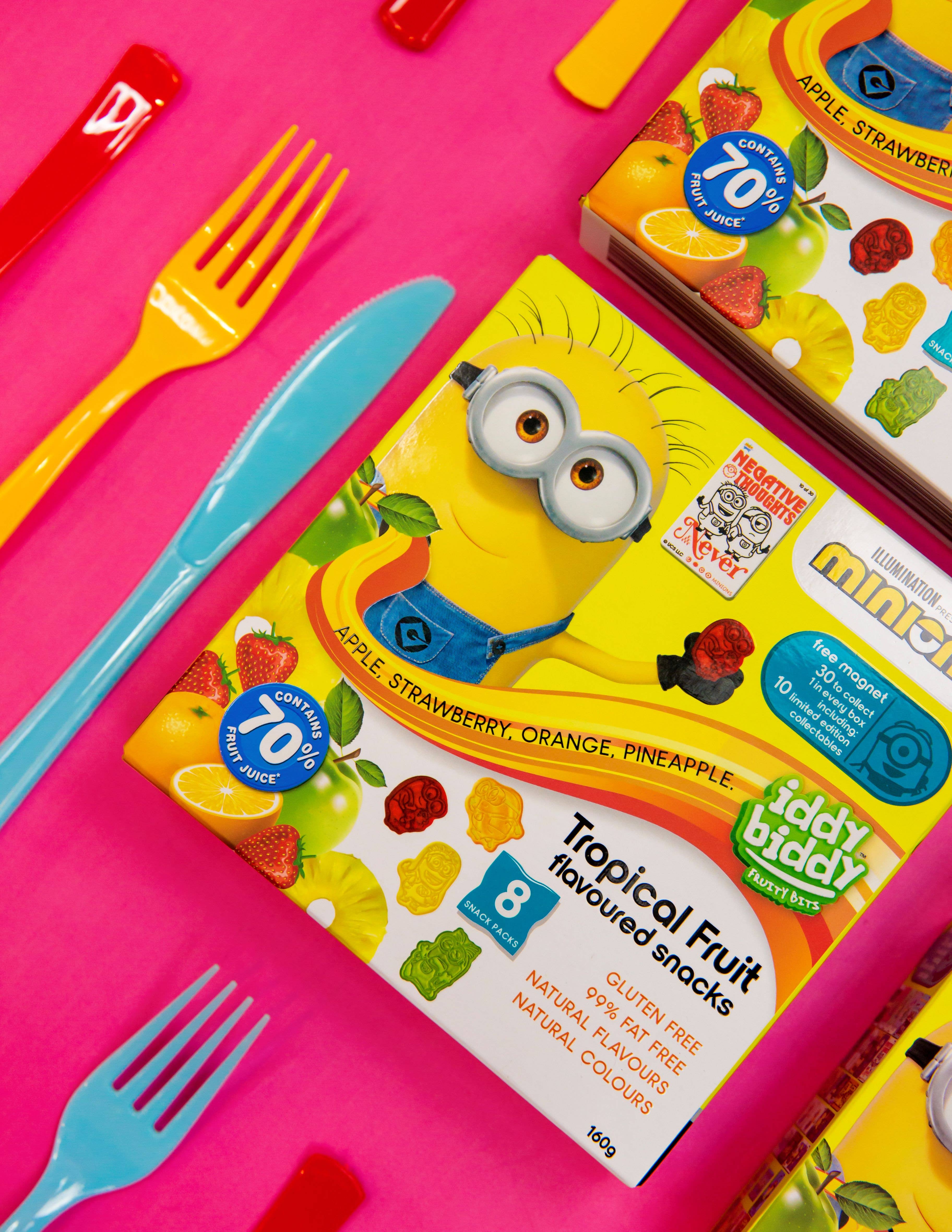 Grill Society - Wholesale Fruit snacks - IDDY BIDDY MINIONS FRUIT SNACKS2