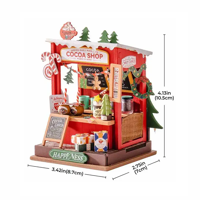 Robotime - Wholesale DIY Craft Kit - DS042 Cocoa Shop6