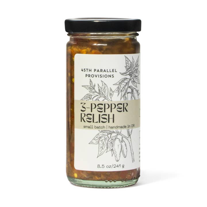 3-Pepper Relish for wholesale by 45th Parallel Provisions