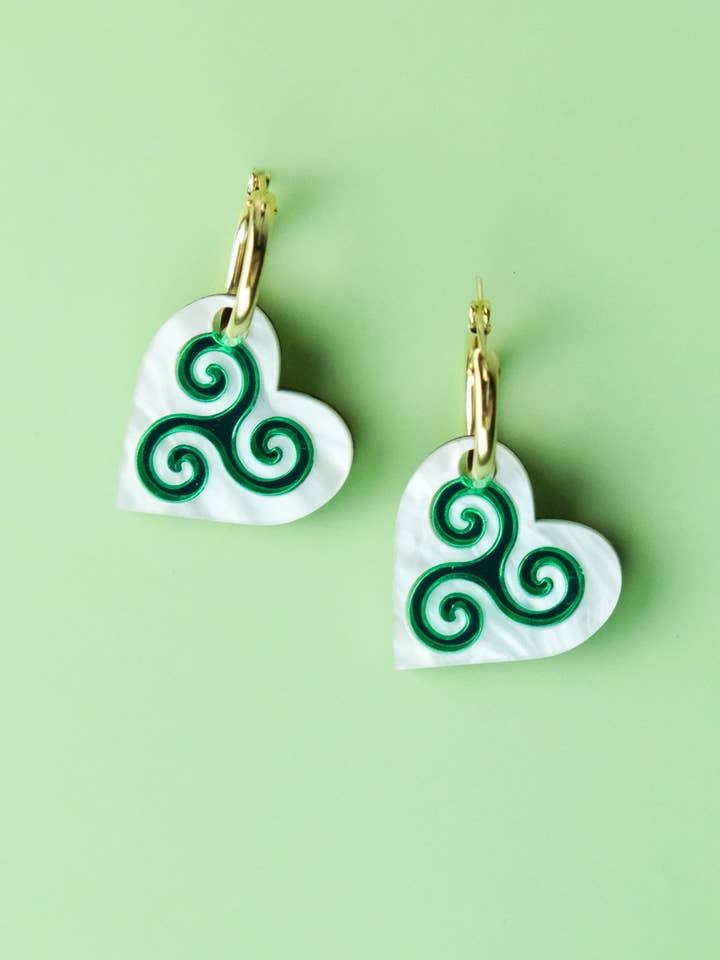 Triskelion Hoop Earrings for wholesale by Cuteryko