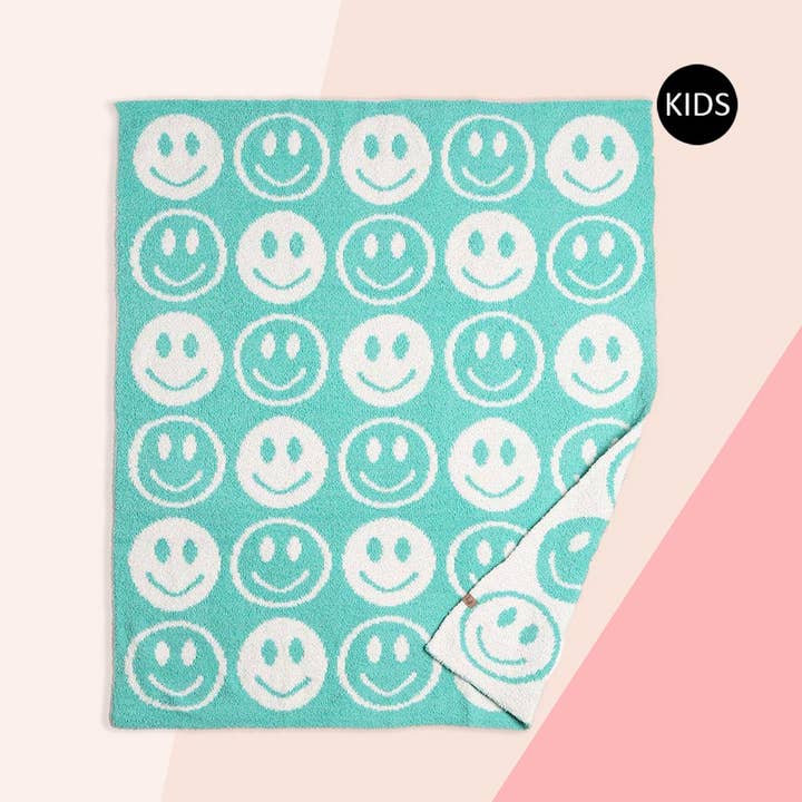 Sensibling Corp. - Wholesale Bedding Blanket - Kids & Baby - Smile Patterned Reversible Kids Throw Blanket8