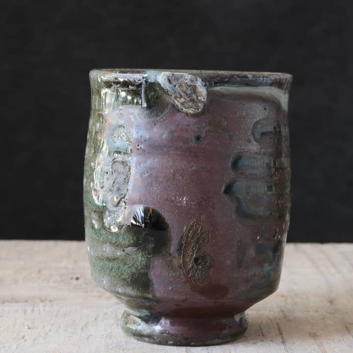 Matt Fishman Pottery - Wholesale Coffee Mug - Wild Clay Drippy Soda Fired Cups 7