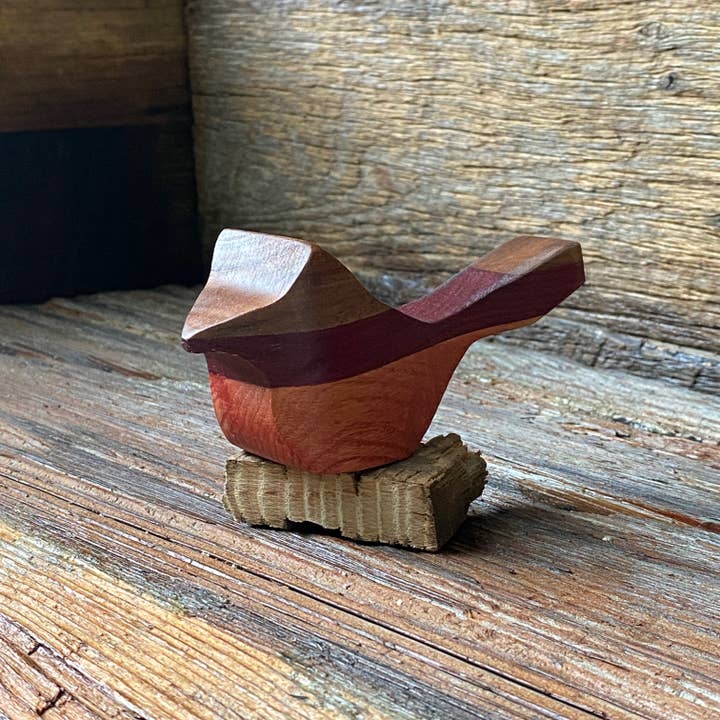 The Haven Woodshop - Vendita all'ingrosso Decorazioni da tavolo - Uccelli in legno fatti a mano - Diverse forme