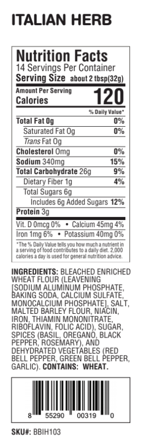 molly&you® - Wholesale Bread mix - Italian Herb Beer Bread Mix2