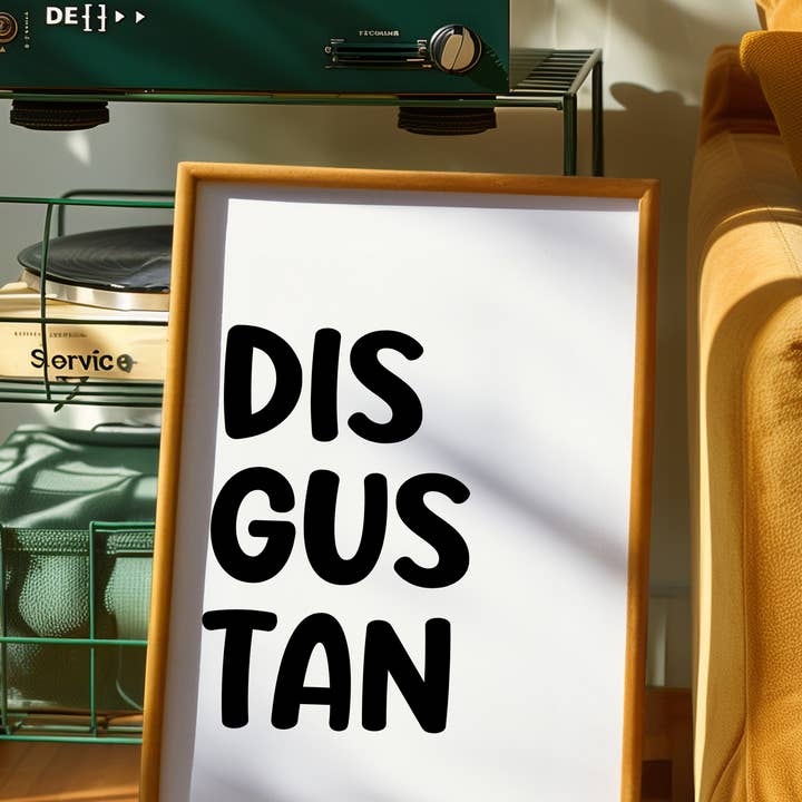 Coffee and a Catfish – wholesale Art print – Disgustan' Wall Art Print1