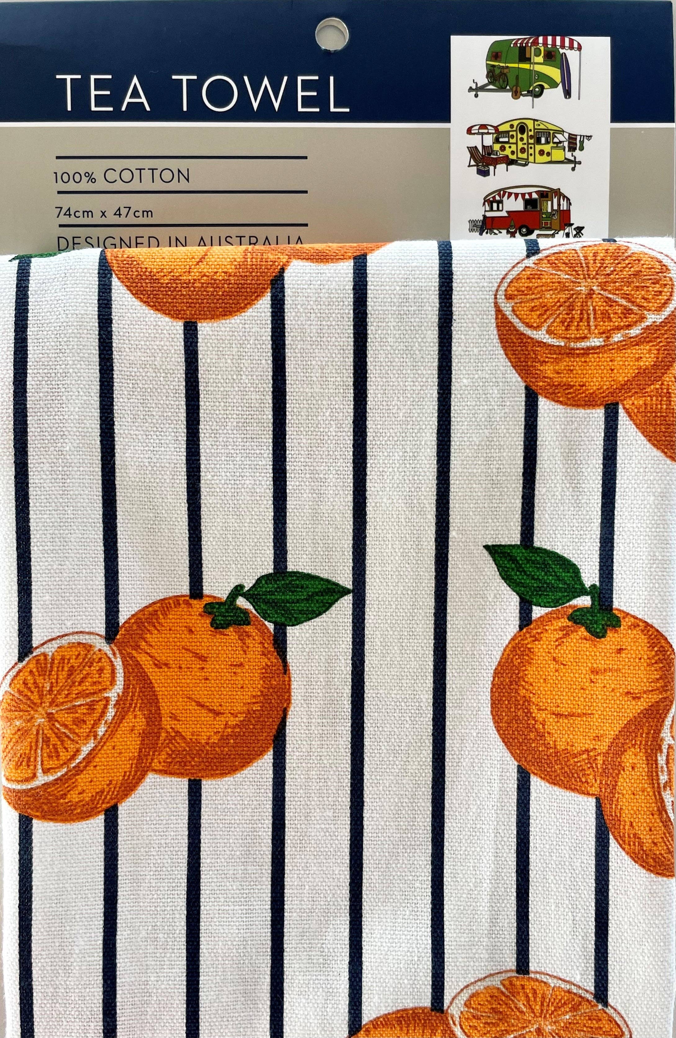 Allgifts Australia - Wholesale Tea Towel - Tea Towel - Oranges1