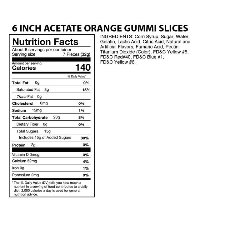 Game On Foods - Wholesale Gummy - Denver Nuggets Orange Slices (12ct)