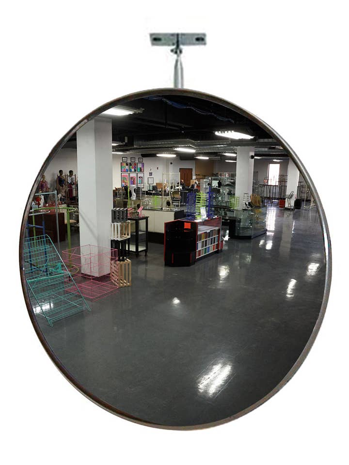 26" Convex Security Mirror With Adjustable Bracket for wholesale by Store Supply Warehouse