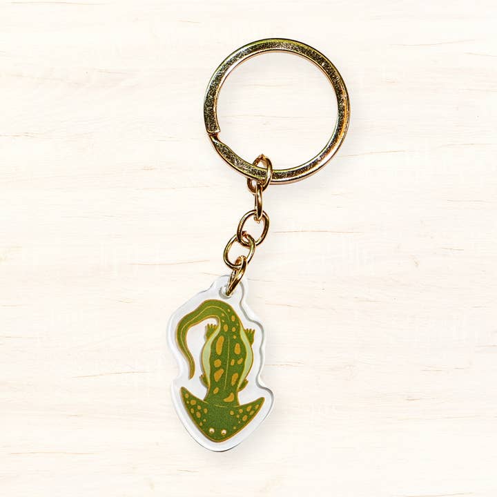 Diplocaulus Acrylic Keychains for wholesale by Holly Simon