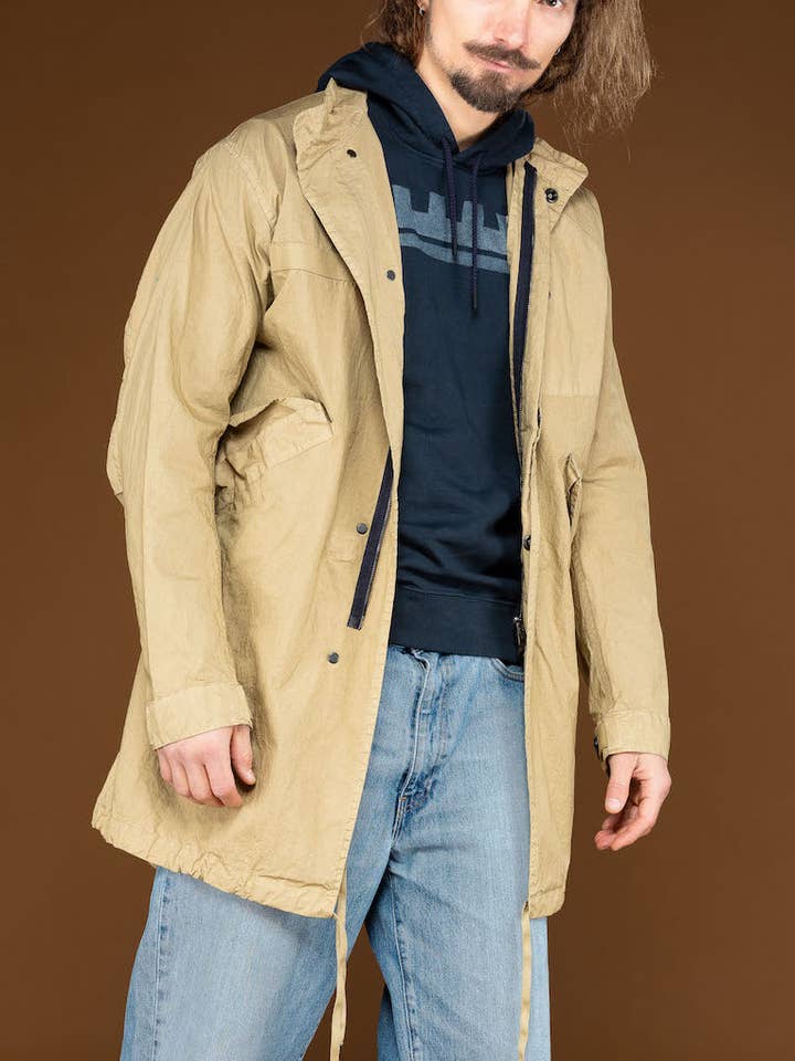 AZAWACH, langer Parka 70% Baumwolle, 30% Polyamid für den Großhandel von MD11VDC