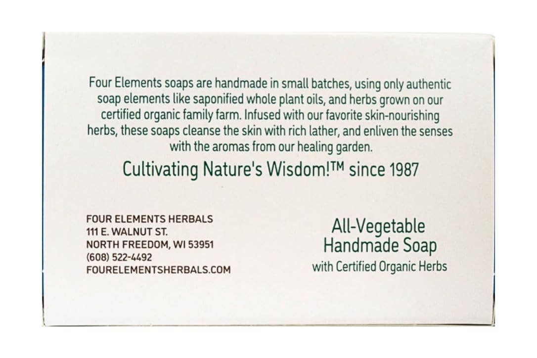 Four Elements Organic Herbals - Wholesale Bar Soap - Look, No X Ma! Soap - 3.8 oz2