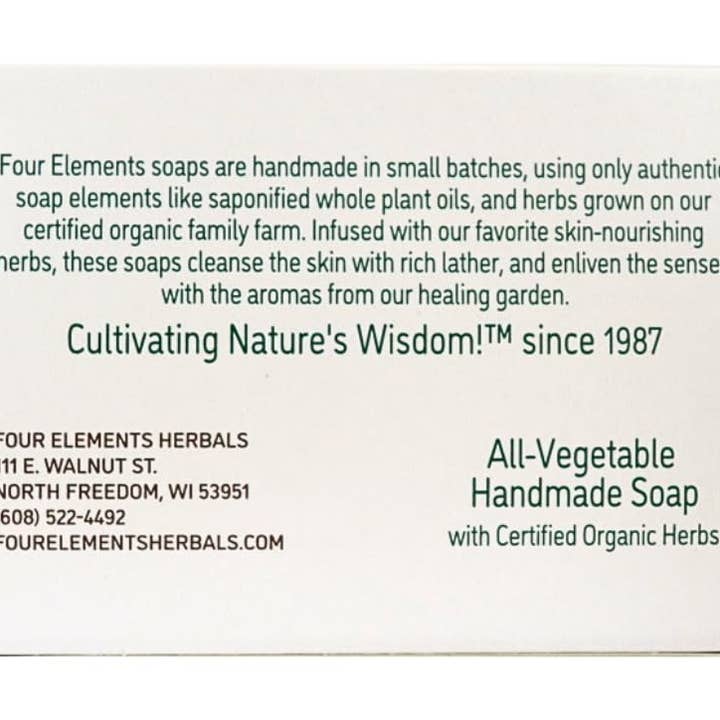 Four Elements Organic Herbals - Wholesale Bar Soap - Look, No X Ma! Soap - 3.8 oz2