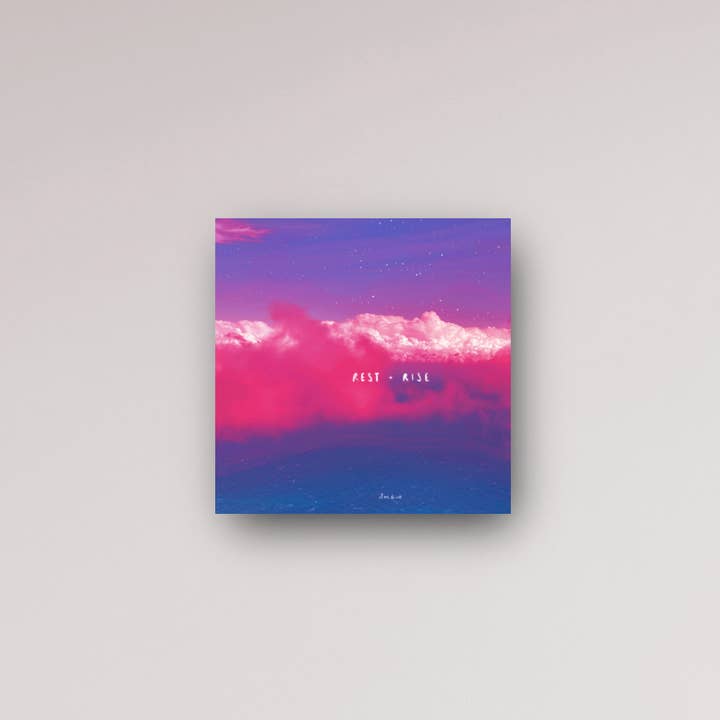 "Série 'repos + élévation' : tu es magique, impression sur métal" pour la vente par DOEQUO