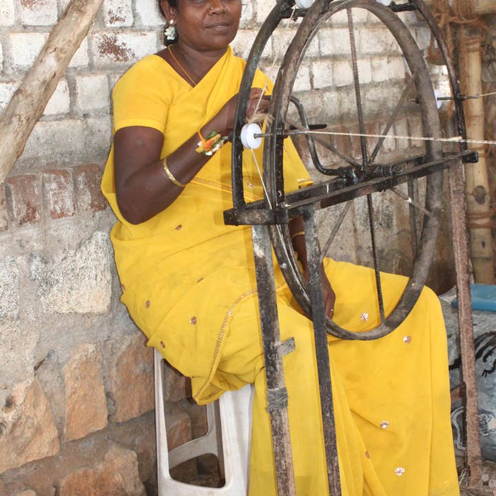 Sustainable Threads - Wholesale Placemat - Banana Fiber Placemat | Handwoven Frosting (set of 4)1