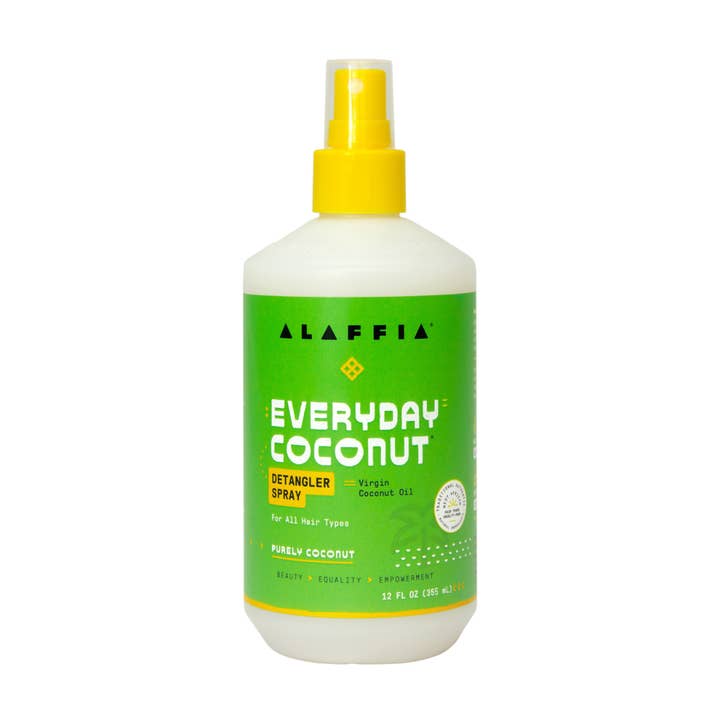 Alaffia - Wholesale Hair Conditioner - EveryDay Coconut Conditioning Detangler Spray, Purely Coconut 12oz