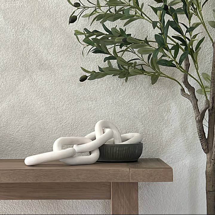 Delmar Decor - Venta al por mayor Artículo decorativo de mesa - Cadena de madera tallada a mano