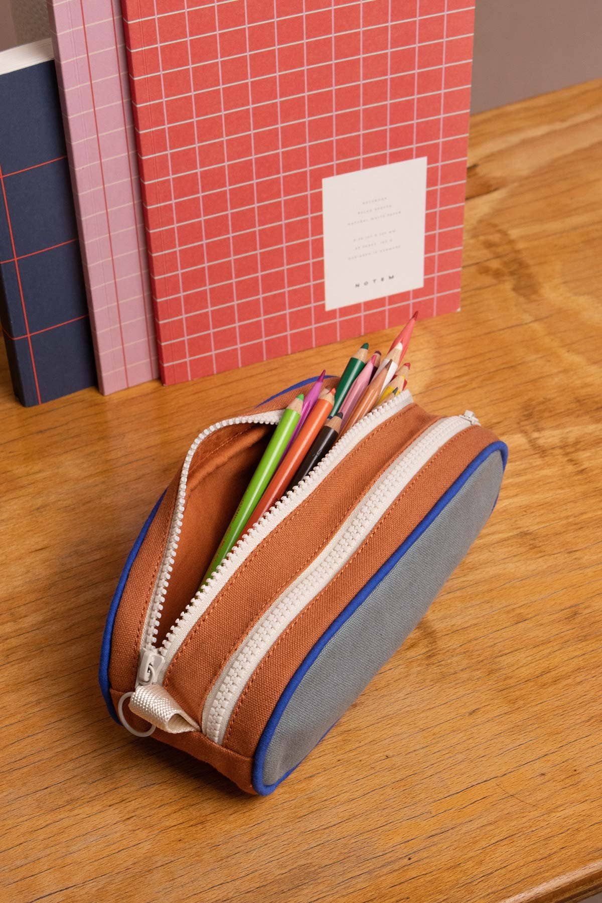 Hindbag - Wholesale Pencil Case/Pouch - Malo Tricolor Blush Pink Kit1