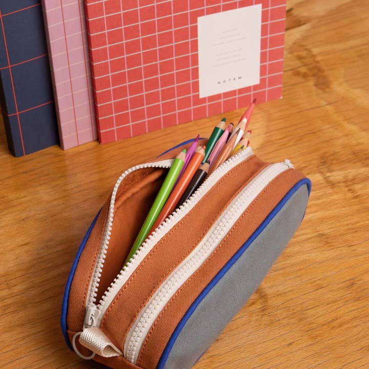 Hindbag - Wholesale Pencil Case/Pouch - Malo Tricolor Blush Pink Kit1