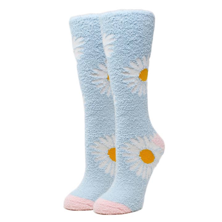Daisy | Damen Blumen Flauschige Lustige Crew Socken für den Großhandel von Oooh Yeah/Sock It Up/Oooh Geez Slippers