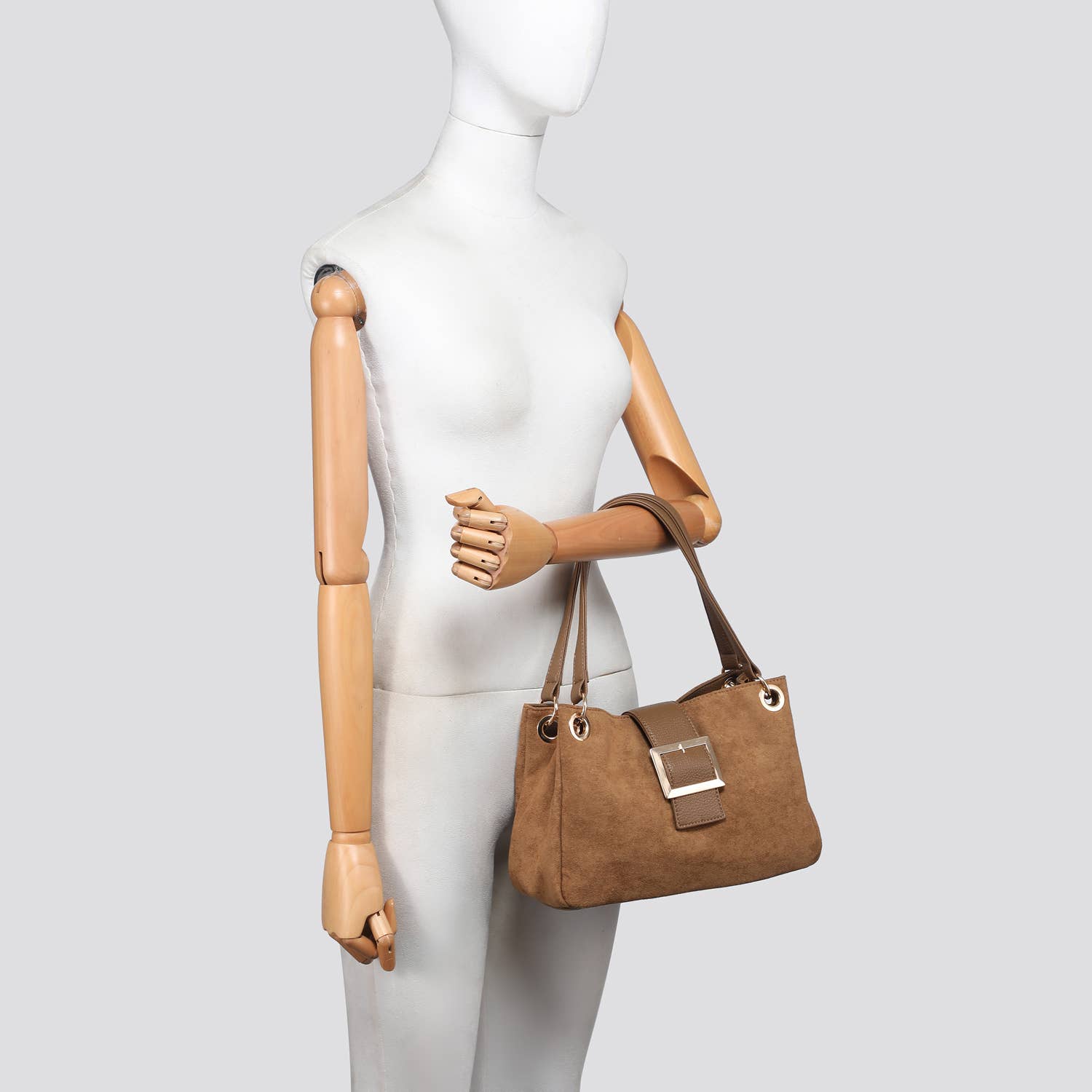 House of Milano - Wholesale Schoudertas - Dames - 25457 Vegan Suède Schoudertas9