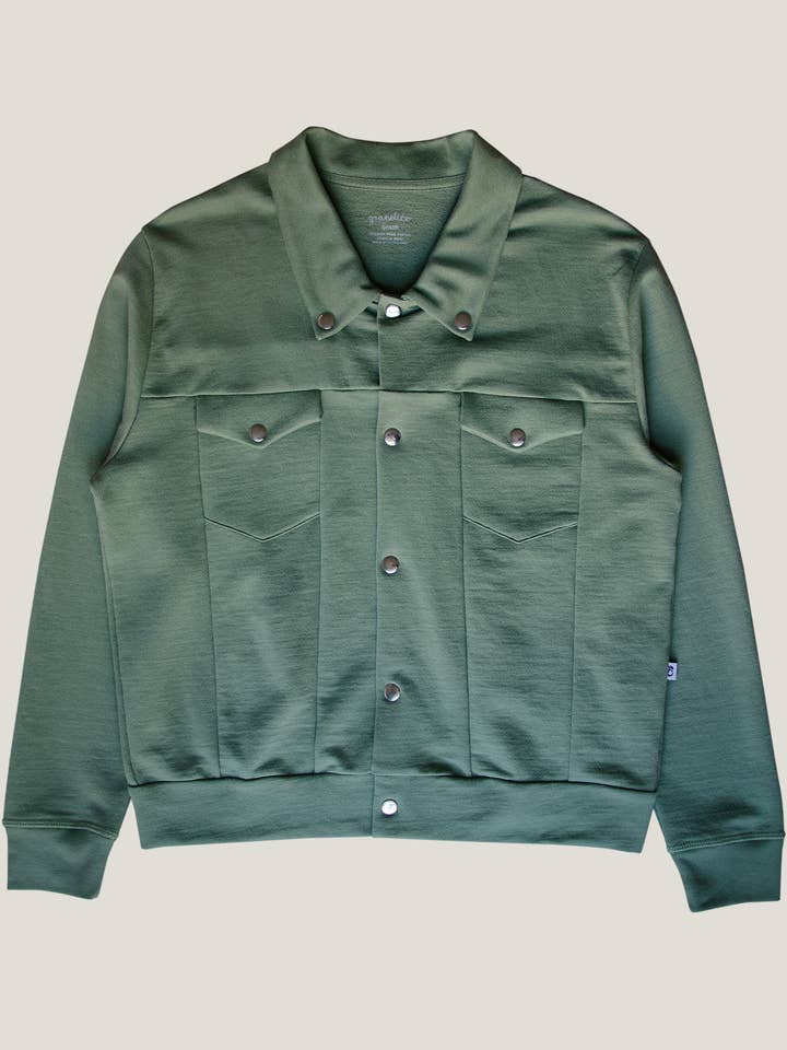 Adult Pima Unisex Jersey Jacket - Green for wholesale by Granelito (EU)