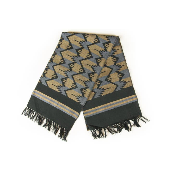 Urban Dhaka Scarf for wholesale by Didi Bahini Fair Trade