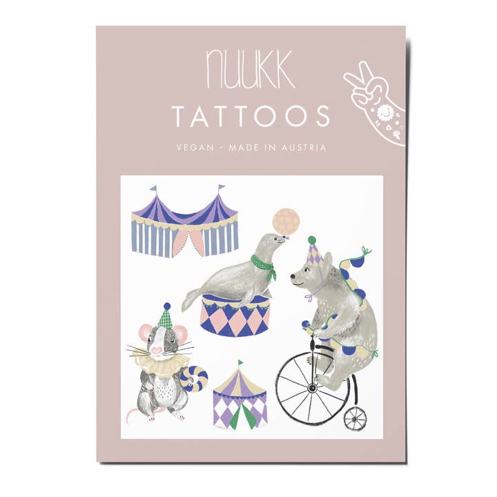 Bio Tattoo Circus - Tatuajes infantiles de nuukk para venta al por mayor de nuukk GmbH
