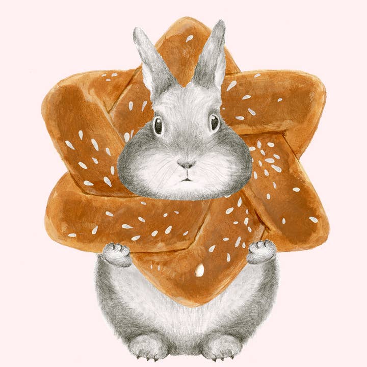 Dear Hancock - Wholesale Hanukkah Card - Happy Challah Days
