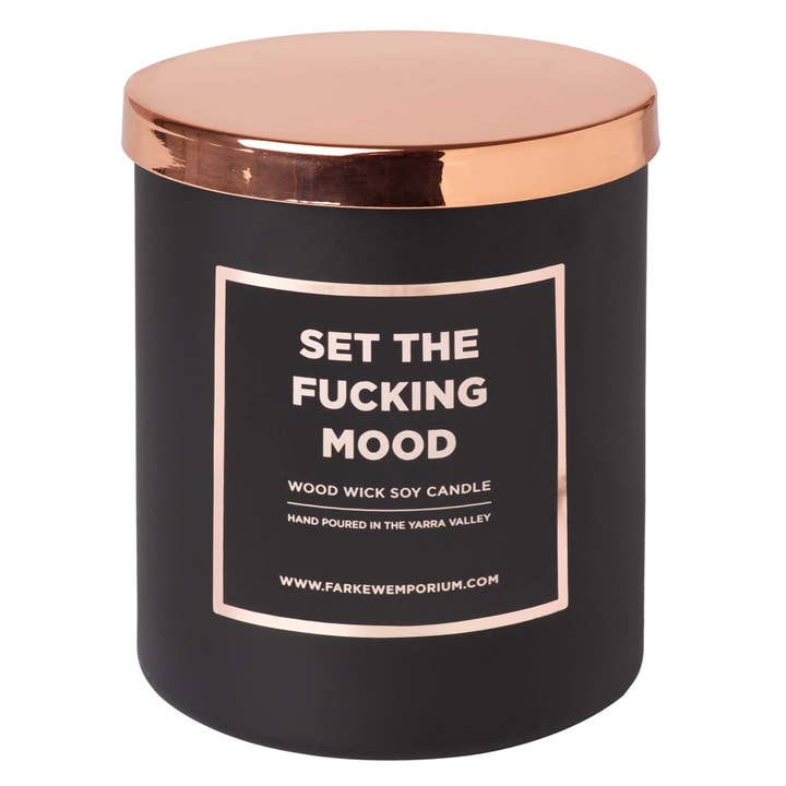 Disrupted Industries – wholesale Jar/filled candle – Set The Fucking Mood - Scented Candle2