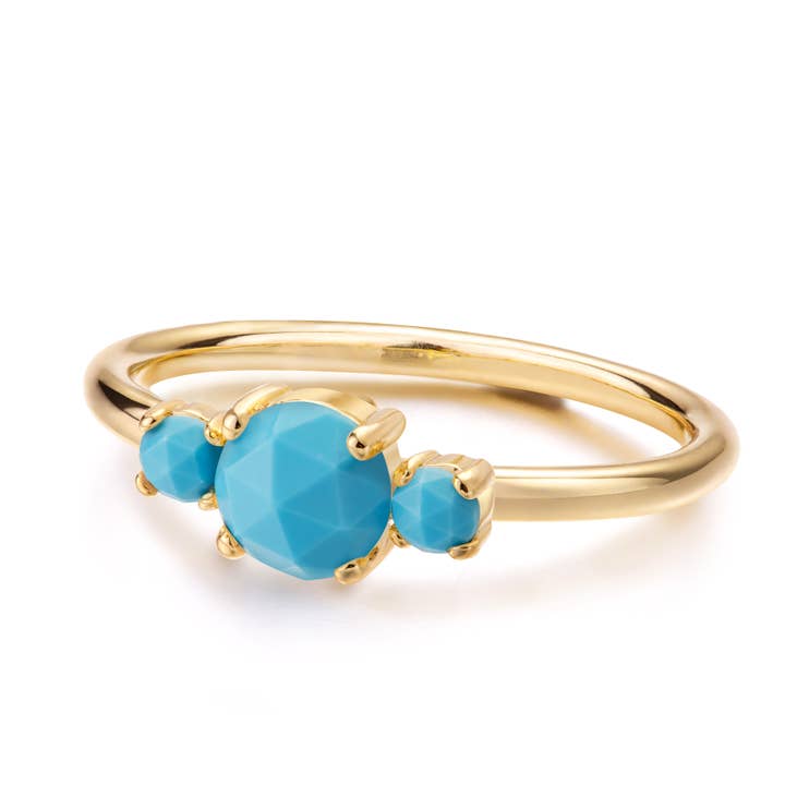Zelda Turquoise Ring for wholesale by Heilo Jewelry