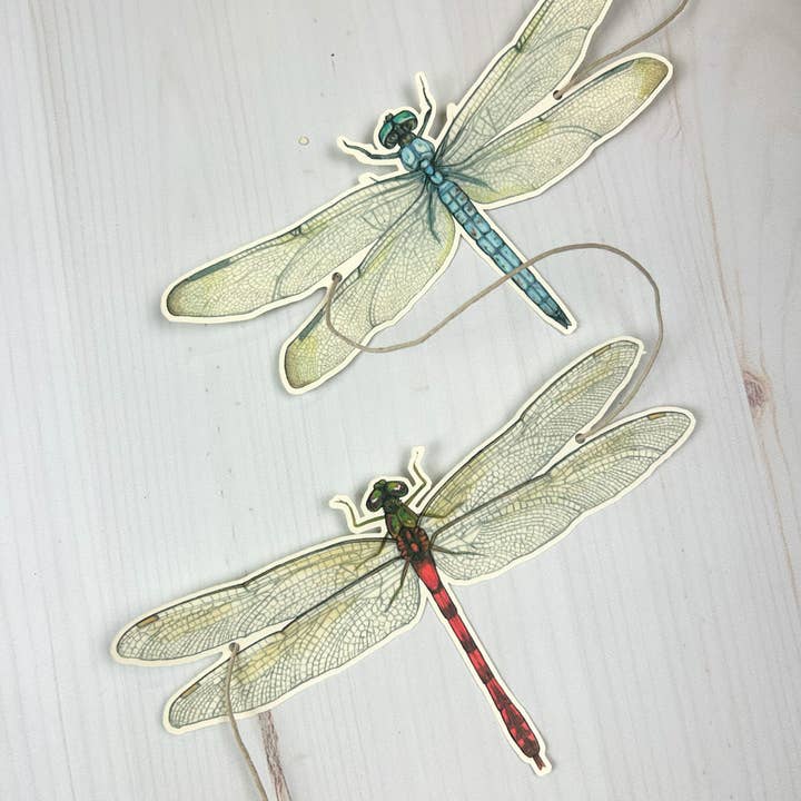 Sarah Draws Things - Wholesale Bunting/Garland - Dragonfly Illustrated Garland 6