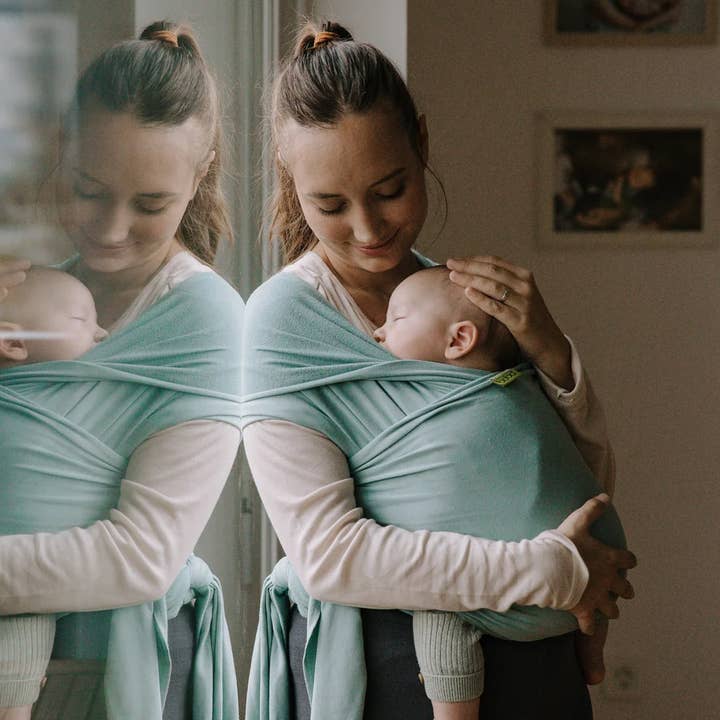 Boba - Wholesale Baby Wrap/Sling - Boba Serenity Baby Wrap Sea Mist2
