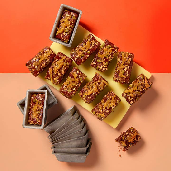 Vegan Sticky Ginger and Lemon Mini Loaf for wholesale by Cake Club