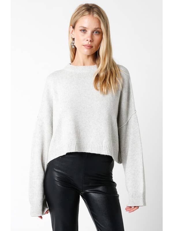 Olivaceous - Wholesale Knit Sweater - Women's - Cindy Sweater1