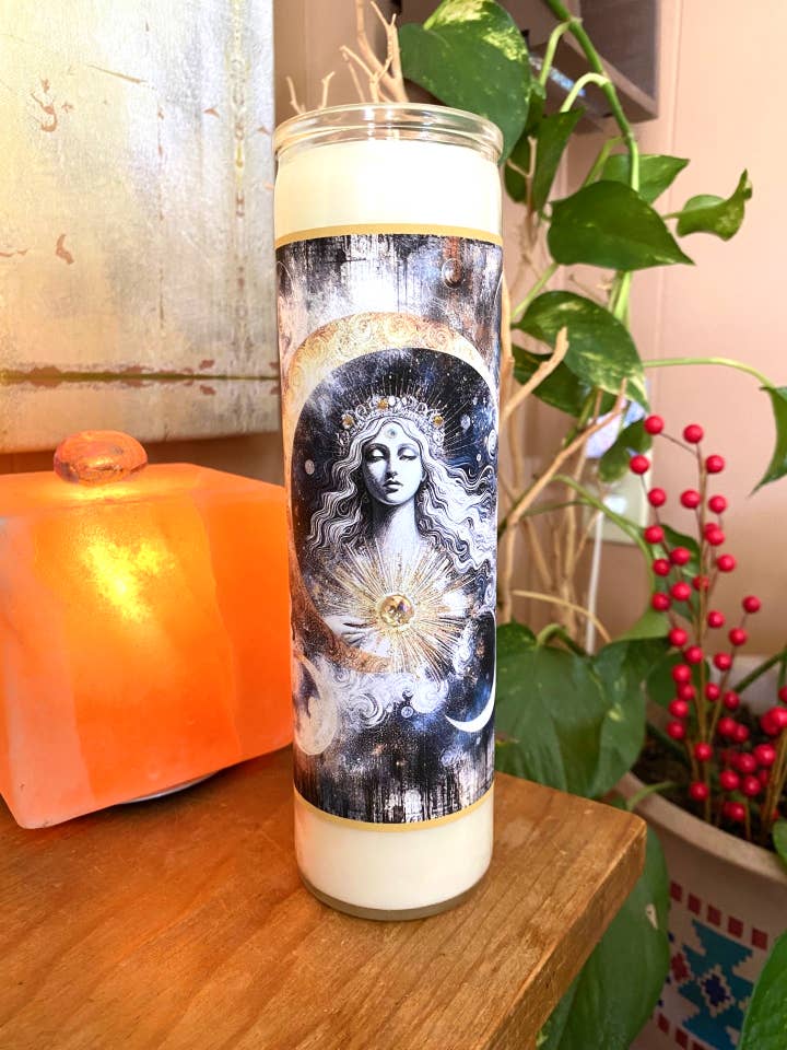 Goddess Luna 7 Day Devotional Candle for wholesale by Tatiana