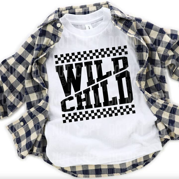 Wild Child DTF Transfer for wholesale by K and M Designs