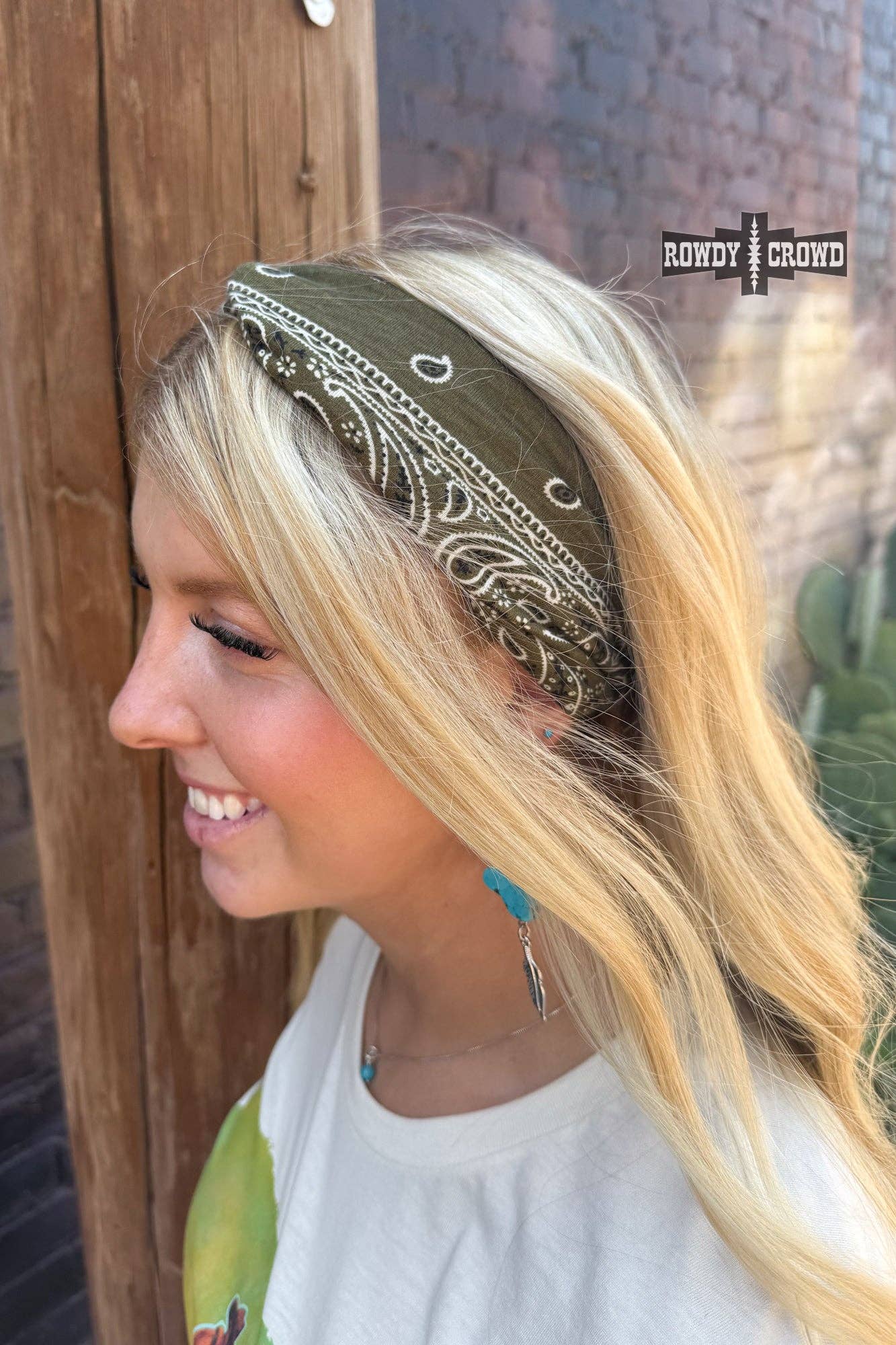 Rowdy Crowd Clothing - Wholesale Fashion Headband - Women's - Bandit Bandana Headbands9