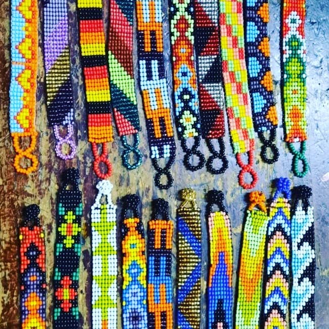 Beaded bracelet 0.50" for wholesale by Casa Gianella LLC