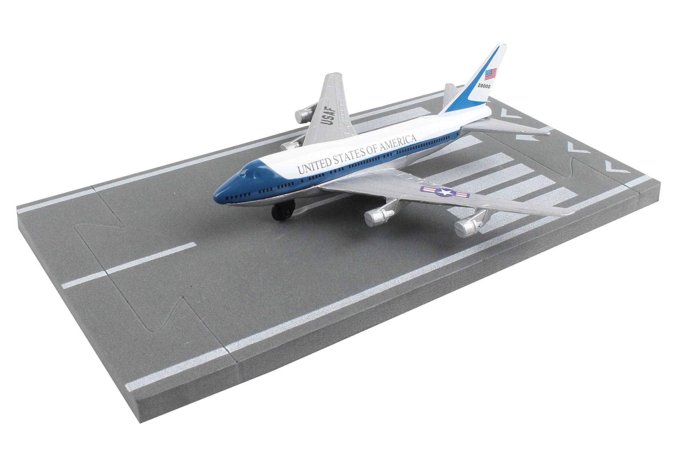 Daron Worldwide Trading - Vente Avion miniature – enfant - RW015 Avion VC25/747 Air Force One Runway24 par Daron Toys6